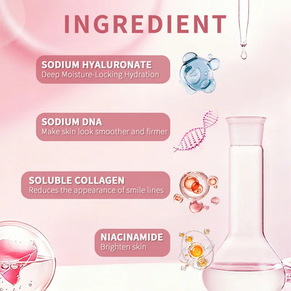 PDRN Pink Under-Eye Mask - Collagen Eye Patches for Dark Circles, Puffiness & Youthful-Looking Skin
