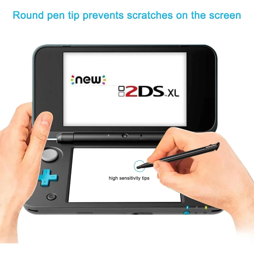 Replacement Stylus Pen for Nintendo New 2DS XL – 4-in-1 Multi-Color Touch Pen