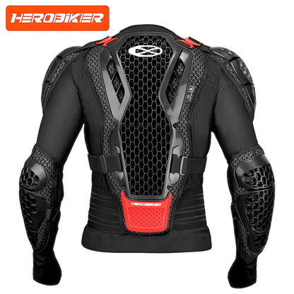 Motocross Armor Jacket & Pants Set – Off-Road Motorcycle Protective Gear with Anti-Crash Chest & Back Padding, CE Certified