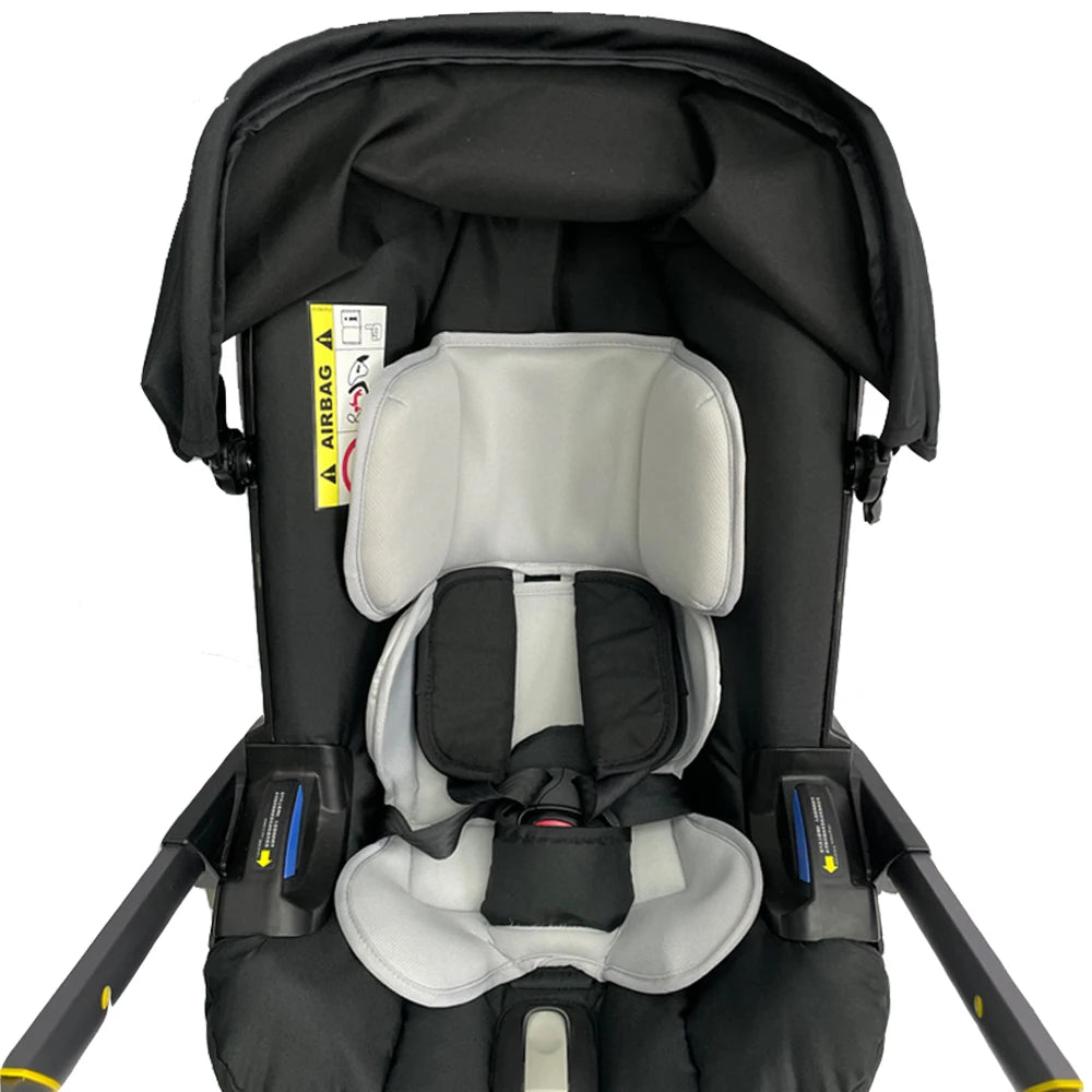 Stroller Accessories 4-in-1 Kit — Canopy, Seat Cushion, Changing Cover & Sunshade for Doona Car Seat Stroller