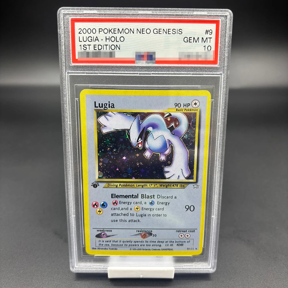 DIY 2023 PTCG Van Gogh Pikachu & Grey Felt Hat Collection Card – 10-Point Rating Anime Game Card Gift Toy