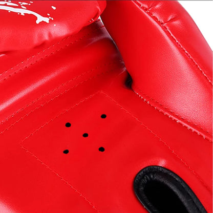 Adult Boxing Gloves - Comfortable Adjustable Punching & Sparring Mitts for Men - Black, Red, Blue Hand Protector