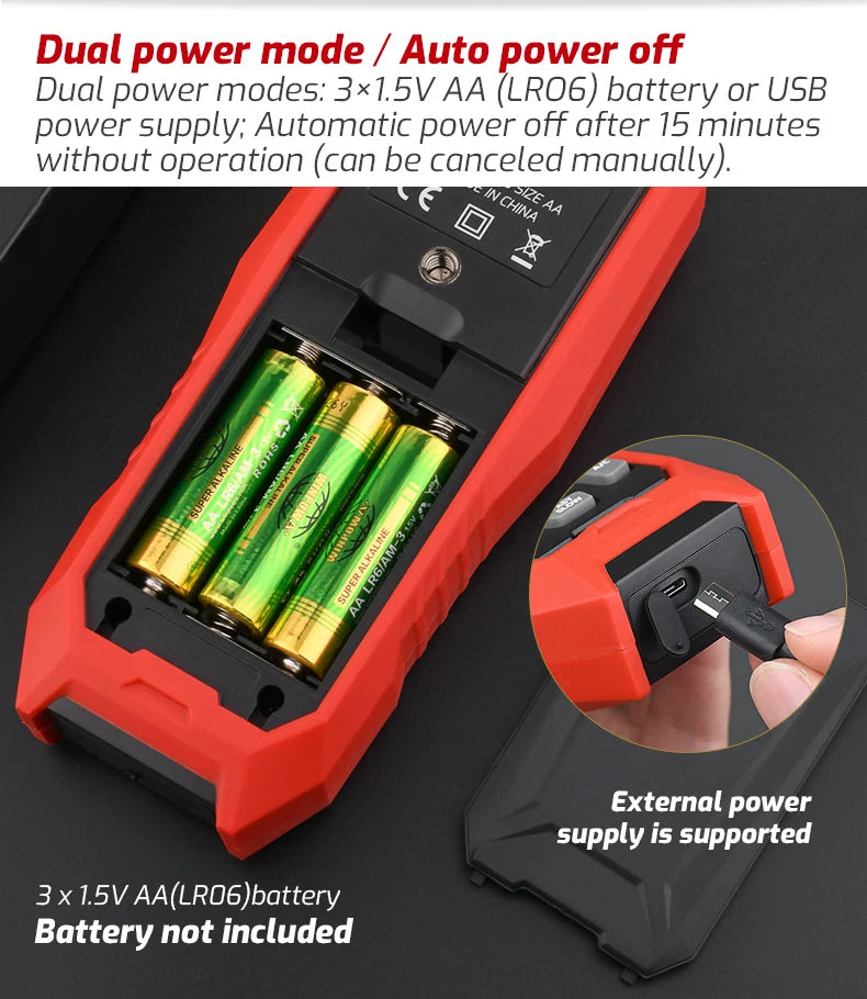 4-Channel Thermocouple Thermometer - High-Precision USB Data Logger with 5000 Records for HVAC & Appliance Repair