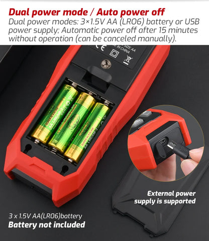 4-Channel Thermocouple Thermometer - High-Precision USB Data Logger with 5000 Records for HVAC & Appliance Repair