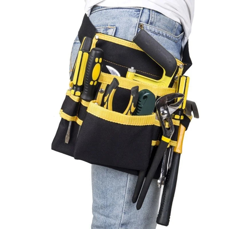 Multi-functional Electrician Tools Bag - Waist Pouch Belt Storage Holder Organizer, Oxford Cloth Construction