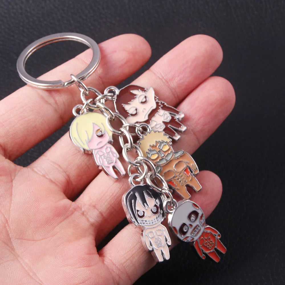 Anime Wings of Liberty Keychain – Scouting Legion Cosplay Pendant Keyring for Backpack Jewelry Gift for Women & Men