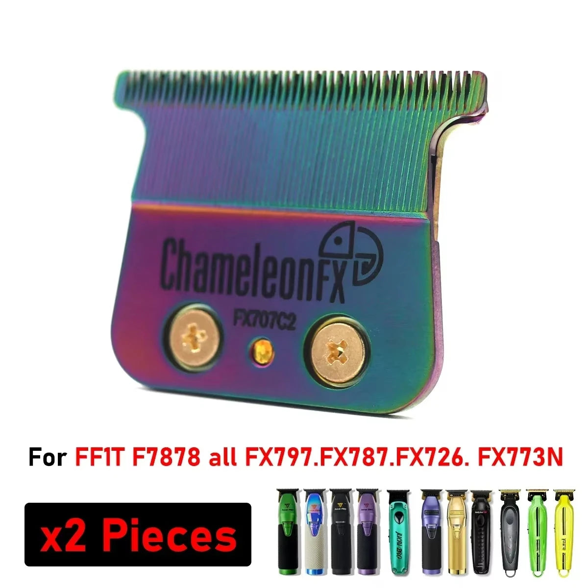 Professional Barber Carbon Steel Knife Head – Replacement DLC Blade for BAB787, 707Z & JUCAI PRO F7878