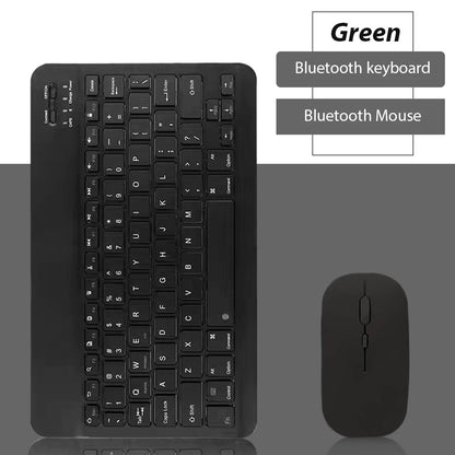 Mini Bluetooth Wireless Keyboard Set - Universal Phone Tablet iPad Keyboard and Mouse Accessories