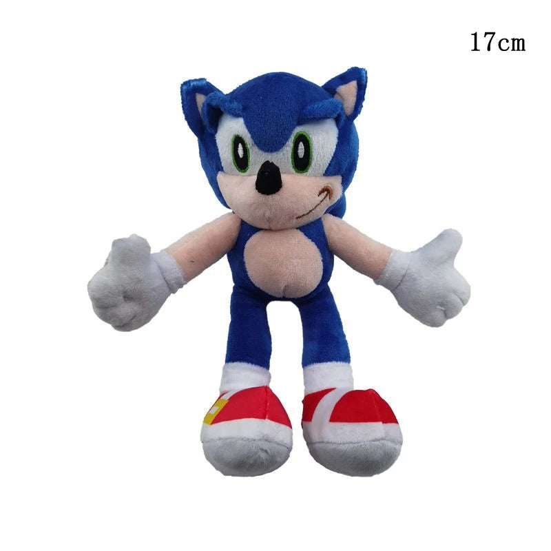 Super Sonic Hedgehog Plush Dolls — Shadow, Amy Rose, Knuckles, Tails Anime Stuffed Toy Gift for Kids