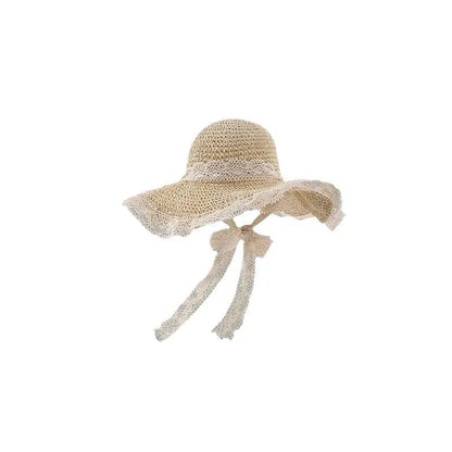 Women’s Wide Brim Sun Hat – Large Foldable Summer Straw Hat with UV Protection for Beach & Outdoor Use