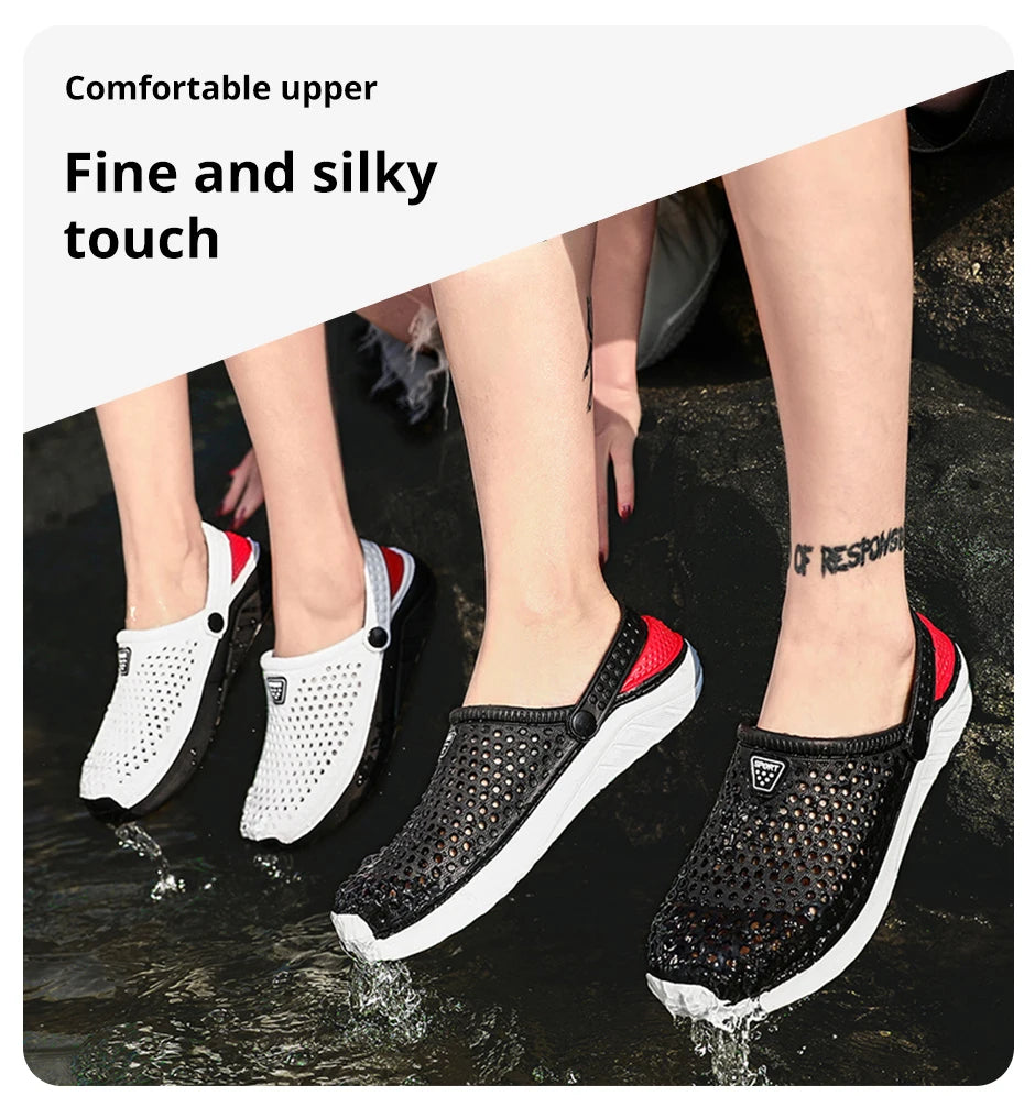 Unisex Beach Sandals – Lightweight Anti-Slip Thick Sole Slippers & Summer Flip-Flops for Men and Women