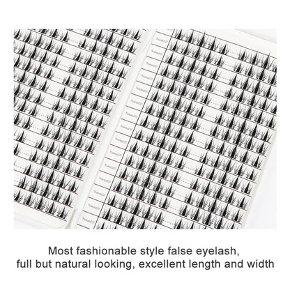 Individual Lash Extensions Kit – DIY Cluster Eyelash Book, False Lashes for Home Makeup