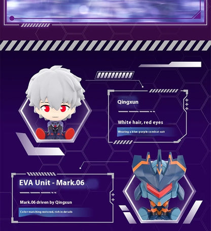 Evangelion Mini Sitting Series Blind Box – Anime Figure Collectible Decoration & Custom Gift
