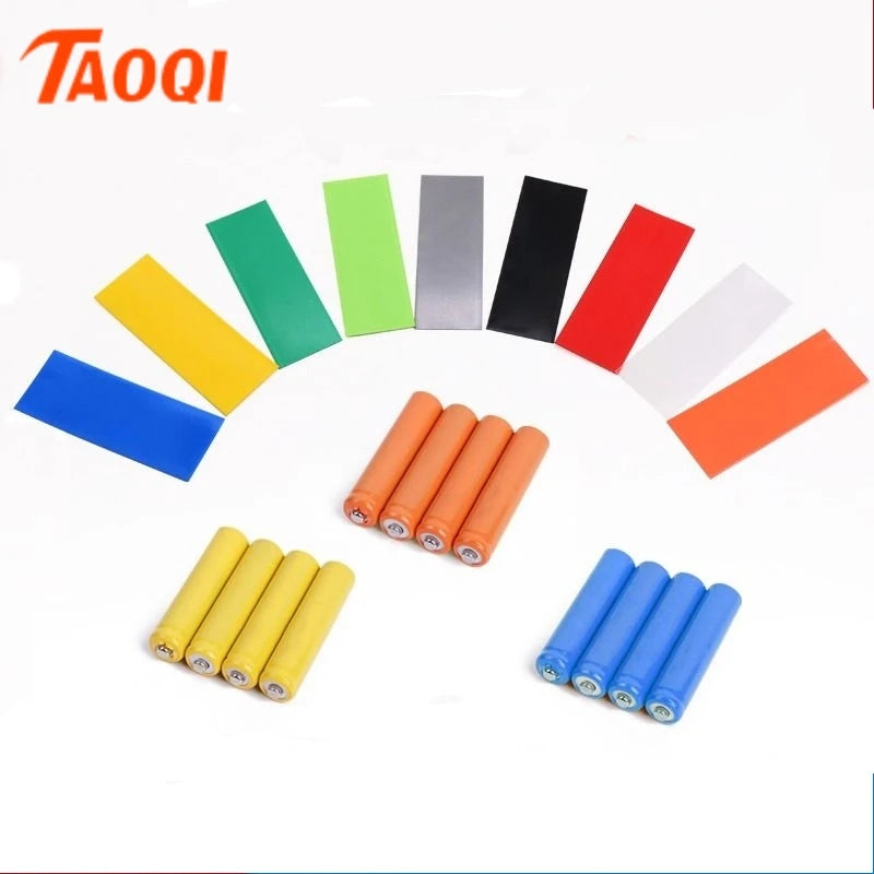 18650 PVC Heat Shrink Wrap Tubing – Pre-Cut Insulated Battery Sleeves (20/50/100pcs) Protective Shrink Film Cases