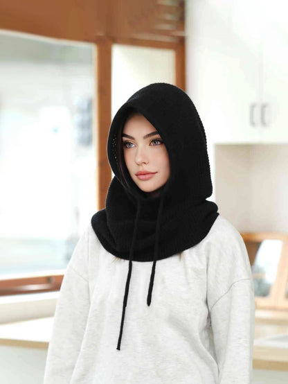 Women’s Winter Beanie Hat with Knit Balaclava – Neck Warmer & Ski Snow Scarf