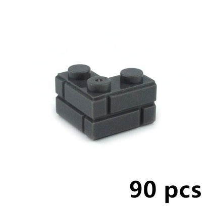 DIY Building Block Wall Figures Bricks - 1x2, 1x3 & 1x4 Small Construction Bricks for Creative Building & Educational Play