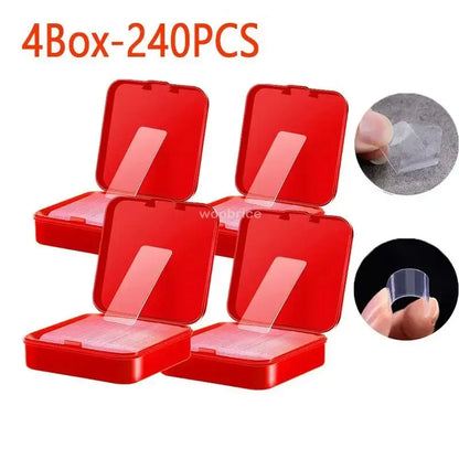 Double-Sided Nano Adhesive Tape – Reusable Super Strong Transparent Waterproof Wall Mount Stickers for Home & Office Use