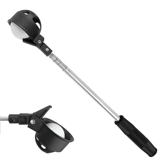 Golf Ball Retriever for Water – Telescopic Portable Picker with Automatic Locking Scoop