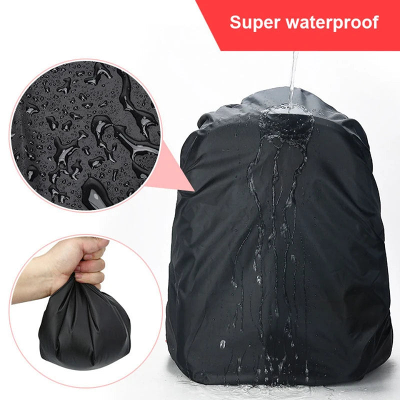 Adjustable Waterproof Backpack Rain Cover - Tactical Outdoor Bagcover for Hiking, Camping, Climbing | 20L 35L 40L 50L 60L Sizes