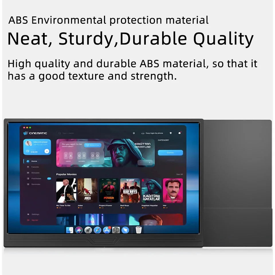 JSHIX 11.6/14/15.6 Inch Portable Monitor — 1080P Full HD IPS Second Screen for Gaming, Laptop, Phone, Switch & Xbox