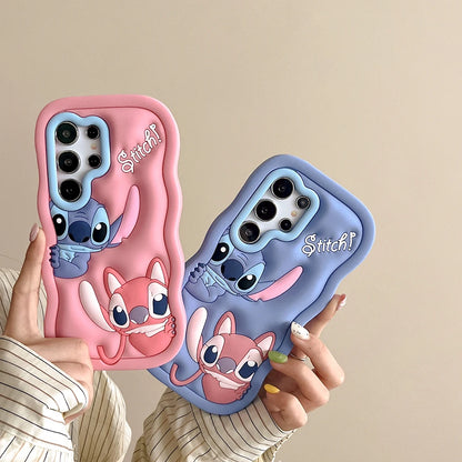 Stitch Soft Silicone Phone Case — Cartoon Cover for Samsung Galaxy A03S/A04E/A14-A16/A25-A36/A52-A56/S20-S25 Ultra & Plus
