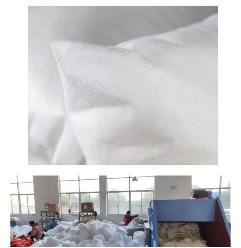 Real Home Cushion Core – PP Cotton Pillow Filling for Waist & Decorative Cushions, Available in Multiple Sizes (35x35 to 40x60cm)