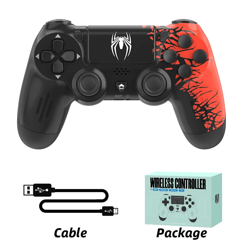 DATA FROG Wireless Bluetooth Game Controller – Spider Gamepad for PS4 Slim/Pro & PC Gaming Joystick