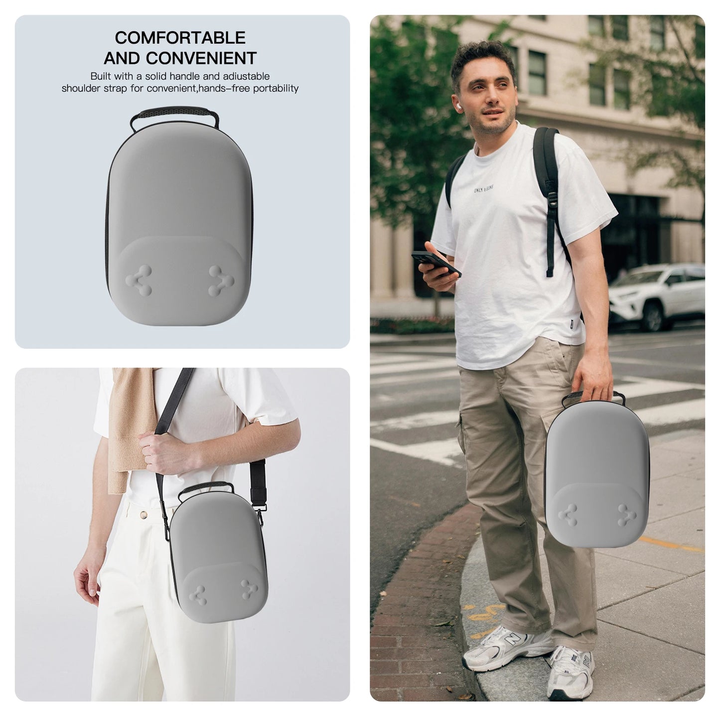 Hard Carrying Case for Meta Quest 3/3S – Drop-Resistant Portable Travel Storage Bag for VR Headset & Controller Accessories
