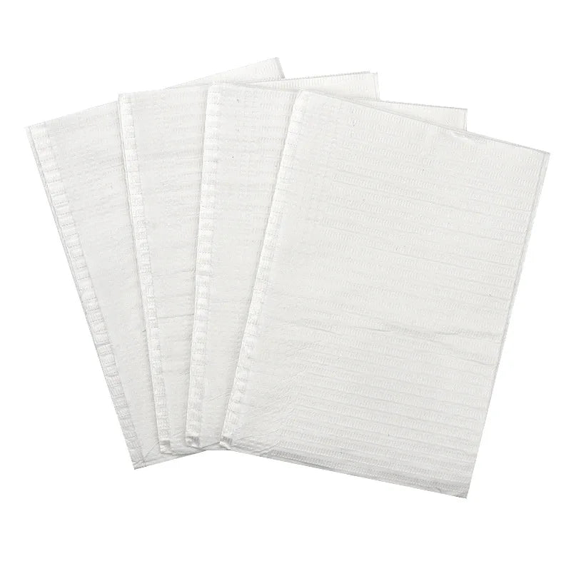 125PCS Disposable Tattoo & Nail Table Covers – Waterproof Cotton Plush Paper Pad for DIY Nail Art & Beauty Tools