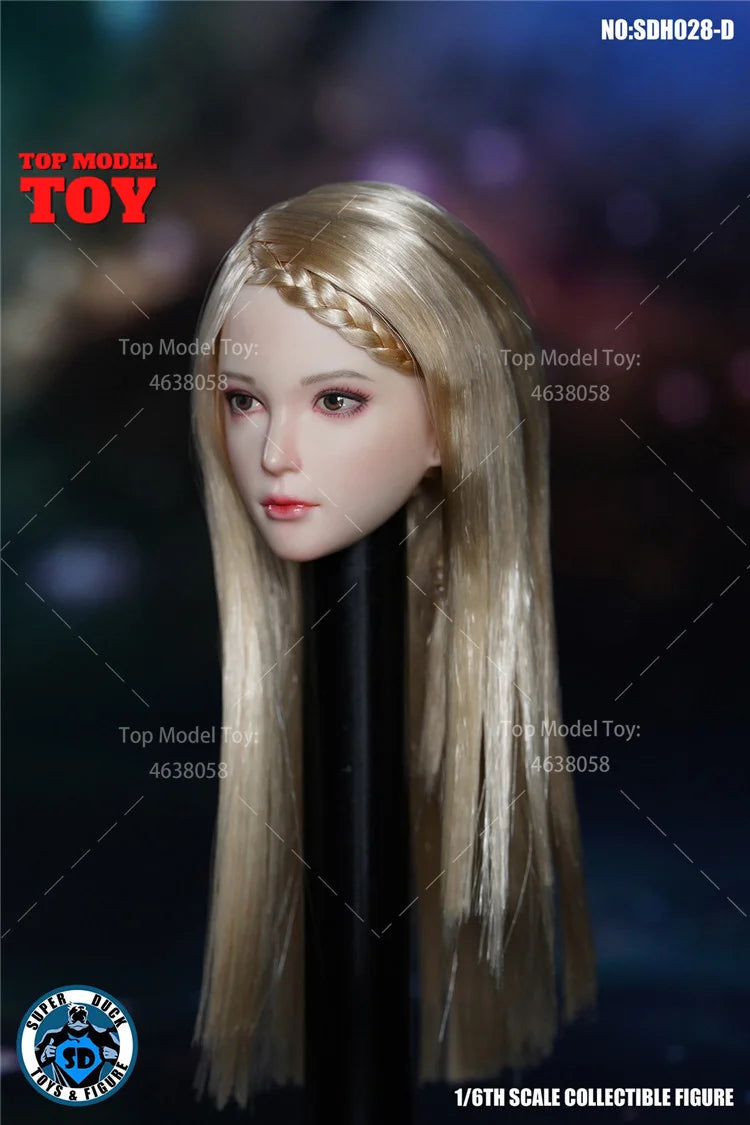 SUPER DUCK 1/6 Scale Beauty Head Sculpt — SDH018/024/027/028/030/032/042 for 12" TBL PH JO Action Figures