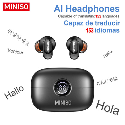 MINISO MS105 Wireless Earbuds - Bluetooth In-Ear Headphones with Soft Fit Design & IPX5 Waterproof Protection