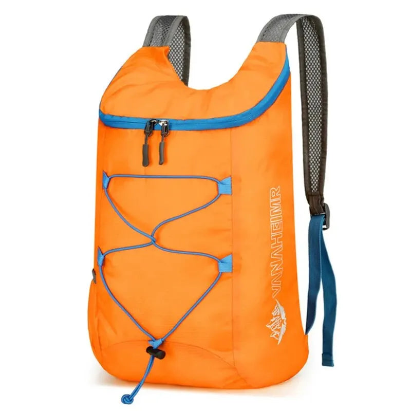Multifunctional Outdoor Folding Backpack – Lightweight Waterproof Nylon Sports Bag for Camping, Hiking & Travel Use