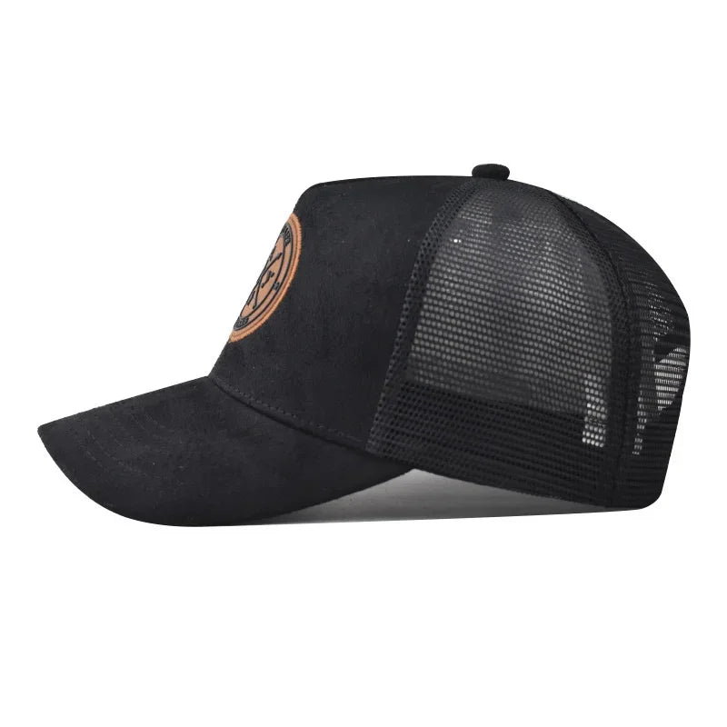Summer Mesh Baseball Cap – ENJOY LIFE Letter Patch Snapback Hat for Men & Women, Breathable Unisex Hip Hop Trucker Cap