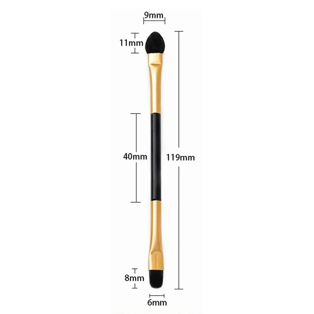 10pcs Double-Head Eye Shadow & Eyeliner Brush - Fashion Sponge Stick for Lip & Eyebrow Makeup Tools