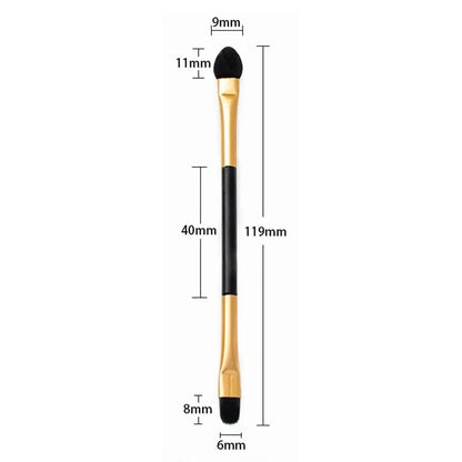 10pcs Double-Head Eye Shadow & Eyeliner Brush - Fashion Sponge Stick for Lip & Eyebrow Makeup Tools