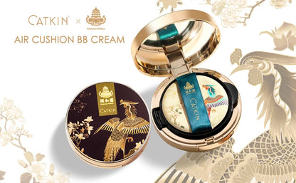 Catkin Phoenix Cushion Foundation – Full Coverage, Sheer Satin Finish, Light Beige with Refill Included