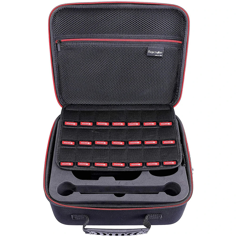 Nintendo Switch OLED Carrying Case - Large Capacity Storage Pouch with Card Slot | Protective Bag for Game Accessories