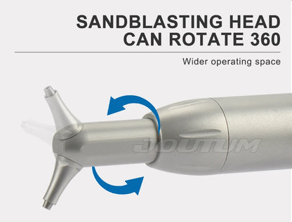 ATMDENT Dental Aluminum Oxide Micro Blaster – Air Abrasion Polisher Sandblasting Gun for Dentistry