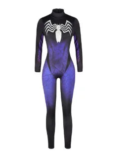 MINISO Women’s Cosplay Bodysuit – Sexy Spiderman, Iron Man & Gwen Stacy Jumpsuit for Halloween & Superhero Parties