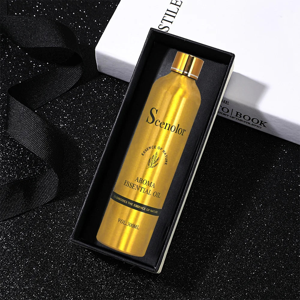 300ml CHXNEL COCQ Aromatherapy Oil Diffuser – Romantic Essential Oil Air Purifier for Home & Car, Perfume Scent Oasis