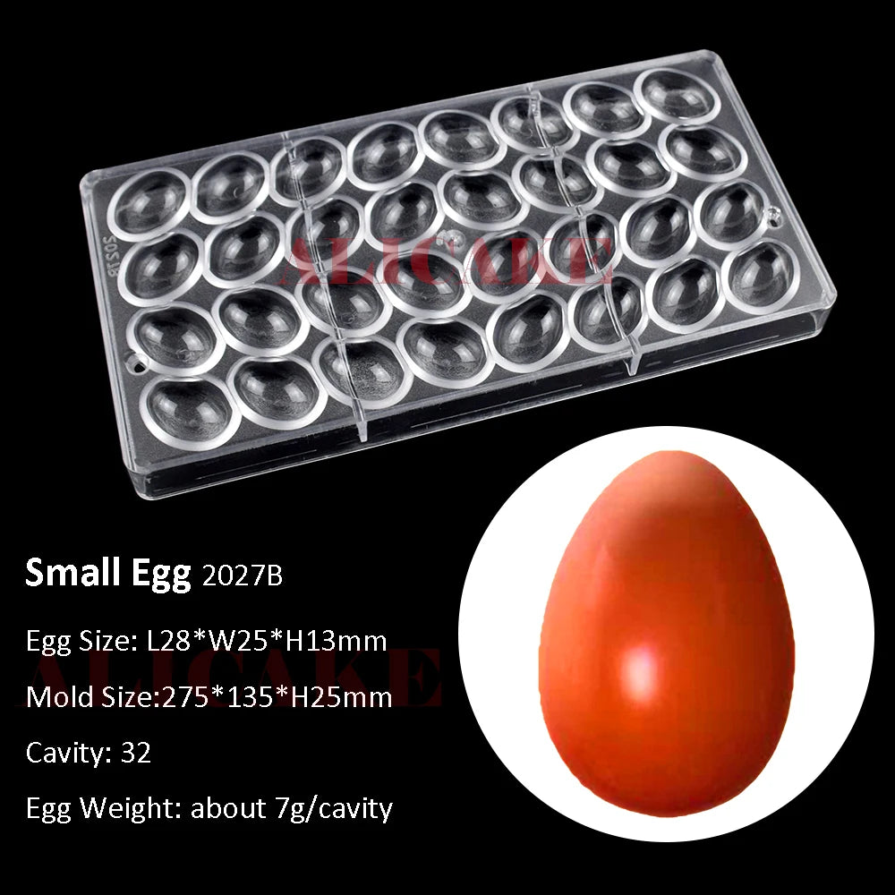 3D Polycarbonate Chocolate Mold - Sphere Diamond Chocolate Bomb & Bonbon Baking Mold for Professional Candy Making