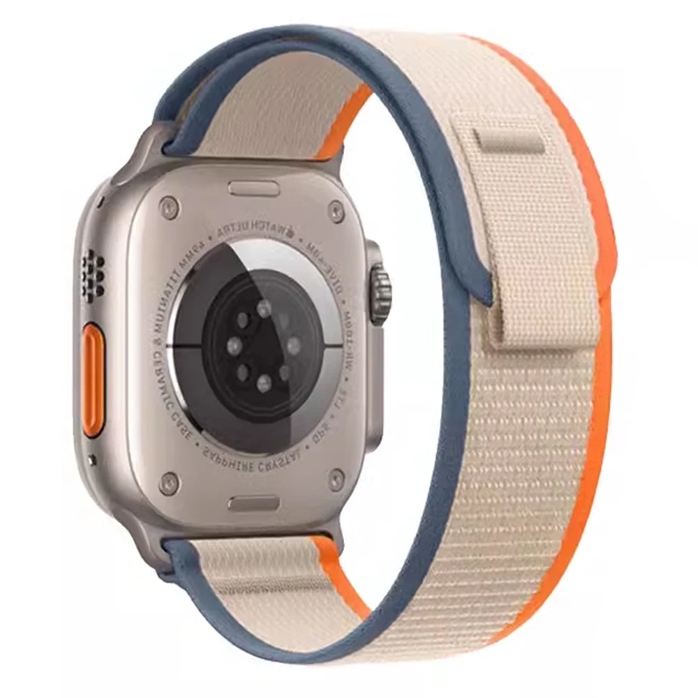 Trail Loop Strap for Apple Watch – Adjustable Band for 49mm 45mm 44mm 42mm 41mm 40mm, Compatible with Series 9 8 7 6 SE 5 4 3