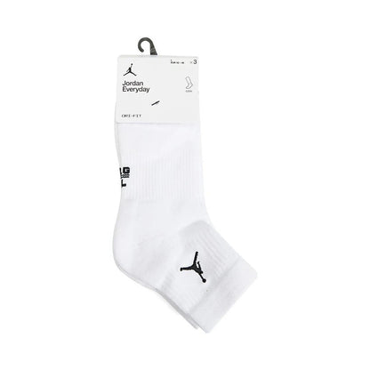 Nike 2025 U J ED Cushioned Ankle Socks 3-Pack – Adult Medium Size DX9655-100