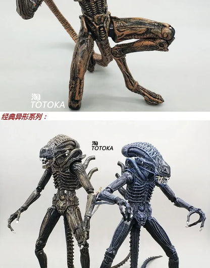 NECA Xenomorph Alien vs. Predator Action Figure — Fully Articulated Collectible with Movable Joints, Cool Toy & Gift