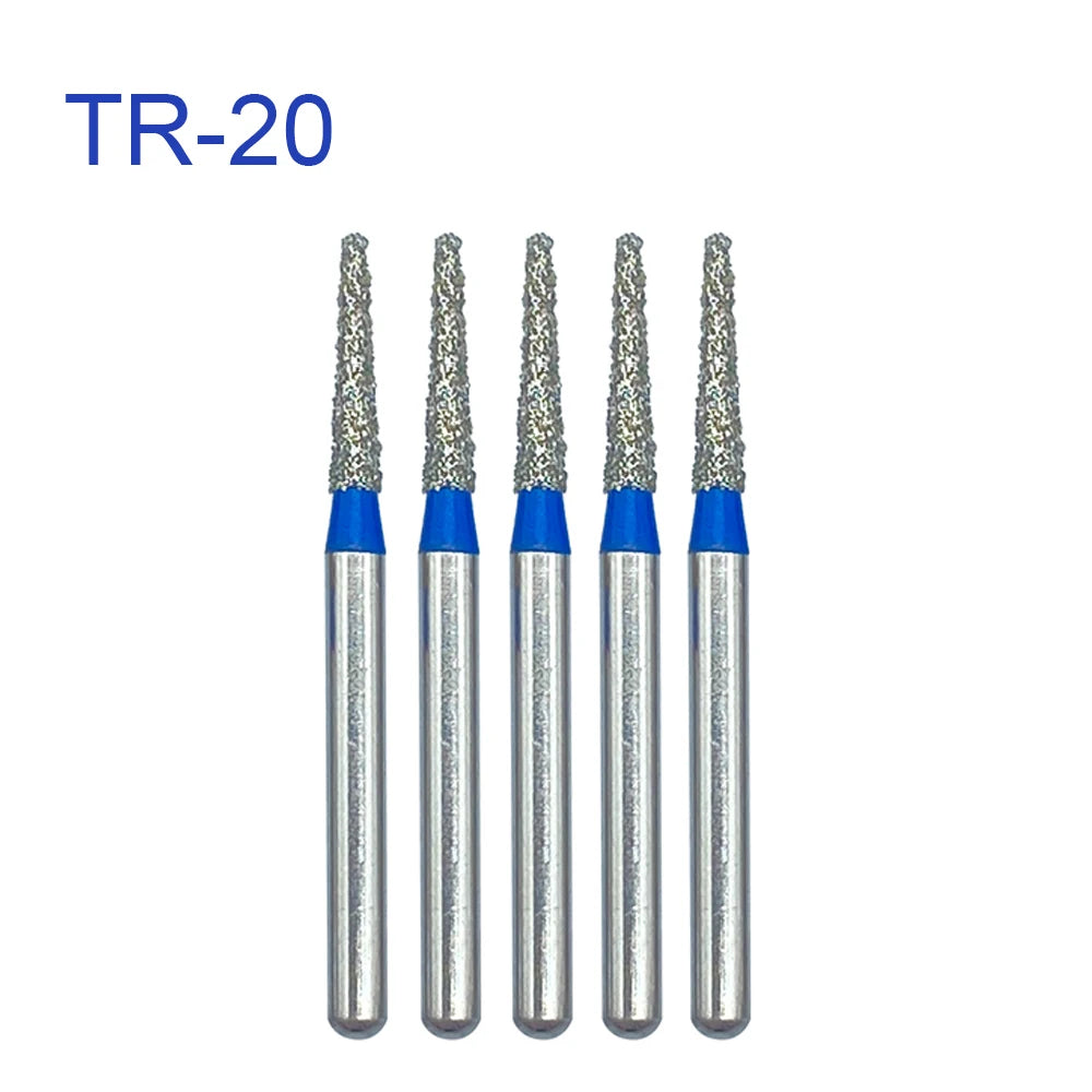 5pcs FG Dia 1.6mm Dental Drills – High-Speed Handpiece Diamond Burs for Teeth Whitening