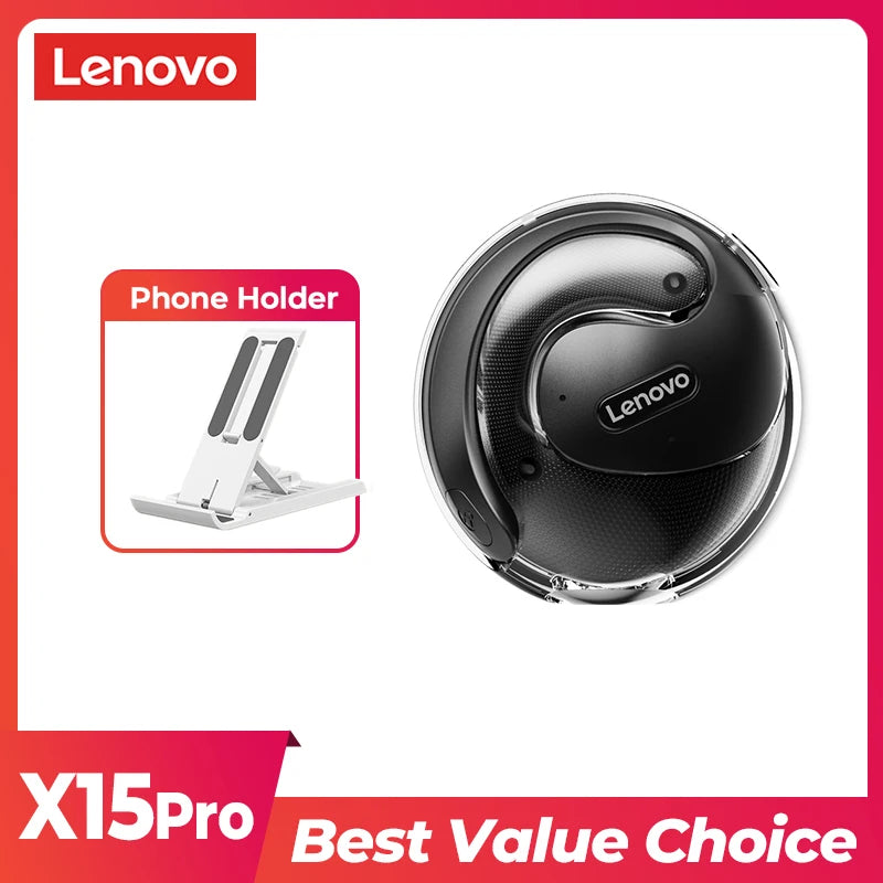 2024 ERAZER X15 Pro Bluetooth 5.4 Earphones – Wireless TWS Earbuds with Open Ear Hooks, Mic & Phone Call Support