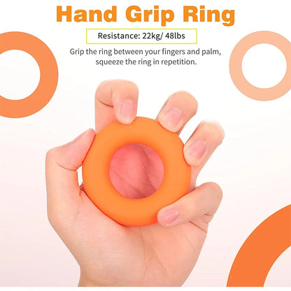 Finger Exercisers and Hand Strengtheners Therapy Kit - Enhance Grip, Dexterity, and Support Injury Recovery for Stress Relief - Suitable for Kids and Adults