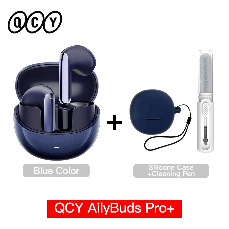 QCY HT10 AilyBuds Pro+ ANC Earbuds - Bluetooth 5.3 Wireless Hi-Res LDAC Earphones with AI Call & Multipoint Connection
