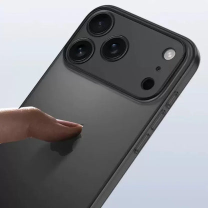 Luxury Ultra-Thin Matte iPhone Case - Translucent Shockproof Cover with Lens Protection for iPhone 13–17 Pro Max & 17 Air