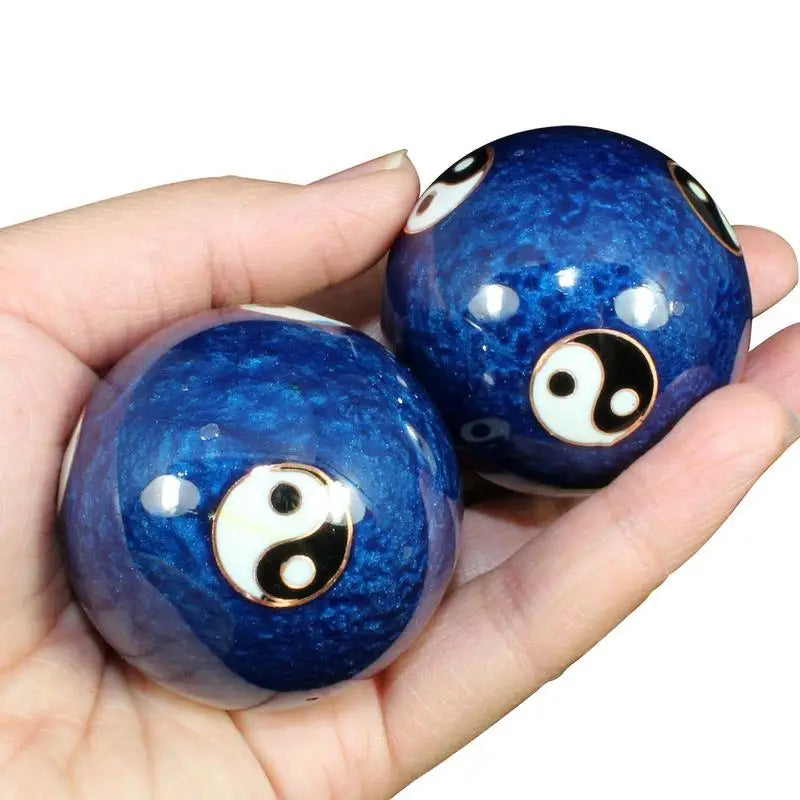 Baoding Balls - 2PCS 1.85-Inch Metal Meditation & Hand Exercise Balls with Chimes
